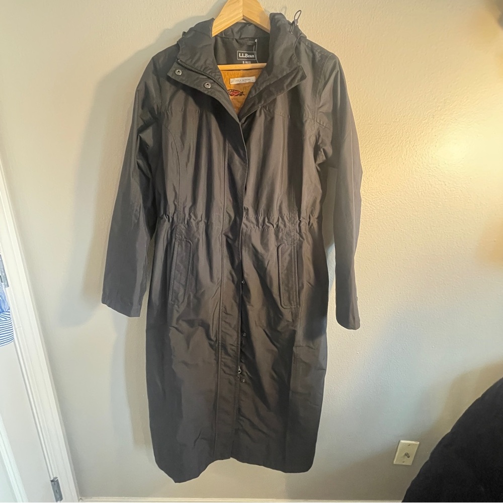 L.L. Bean | Women's H2OFF Raincoat, PrimaLoft-Lined - Picture 4 of 8
